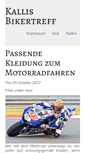 Mobile Screenshot of kallis-bikertreff.de